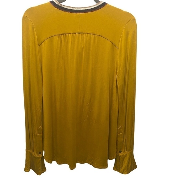 NWOT Akemi + Kin Long Sleeve Mustard Top - Picture 2 of 4